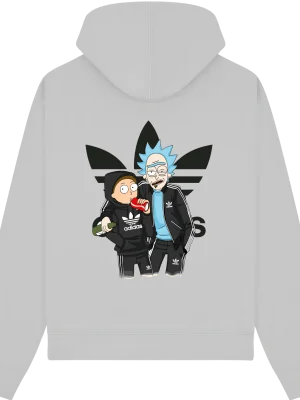 Rick and Morty Homies Printed Regular / Oversize Hoodie - Image 2