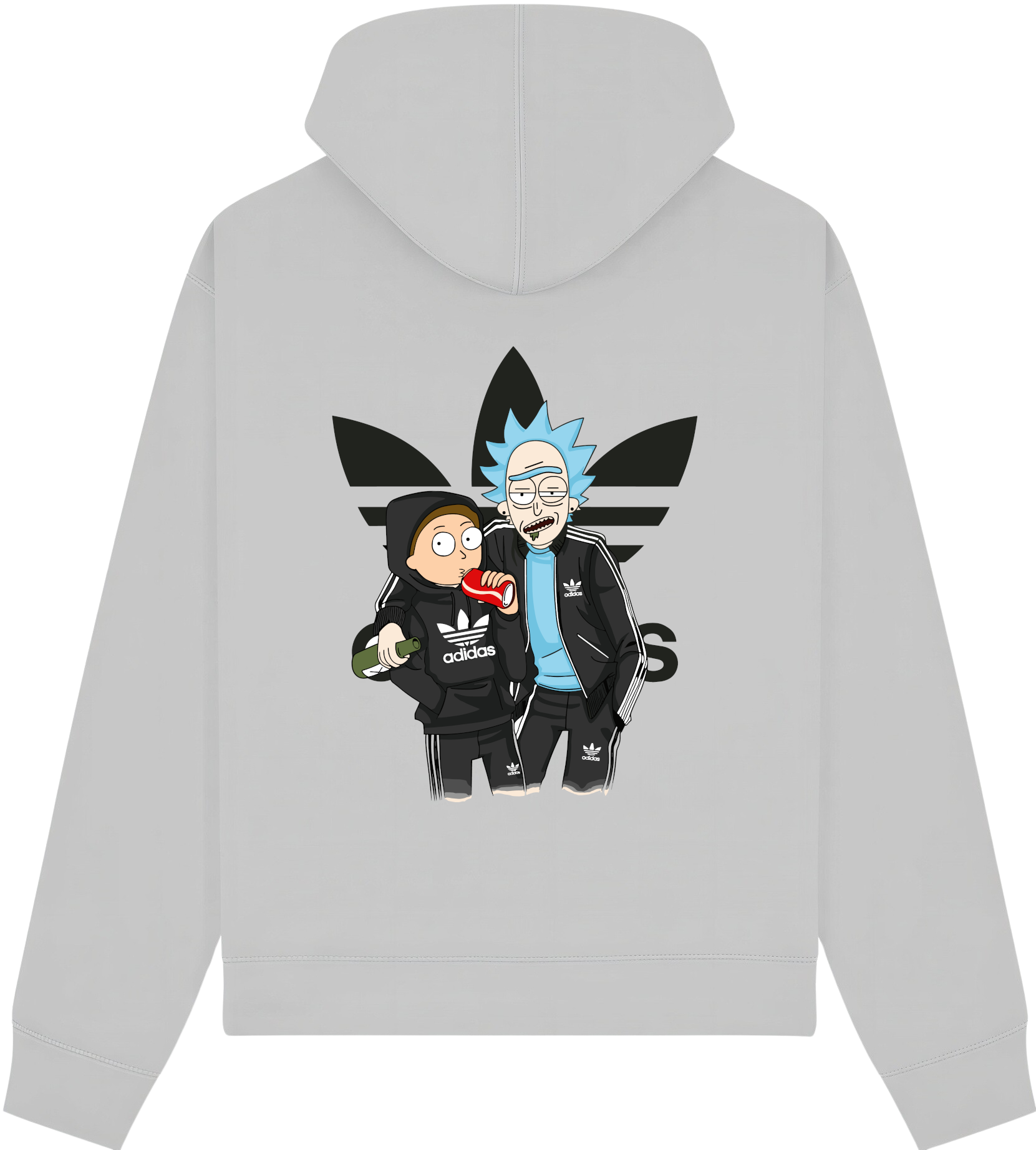 Rick and Morty Homies Printed Regular / Oversize Hoodie - Image 2