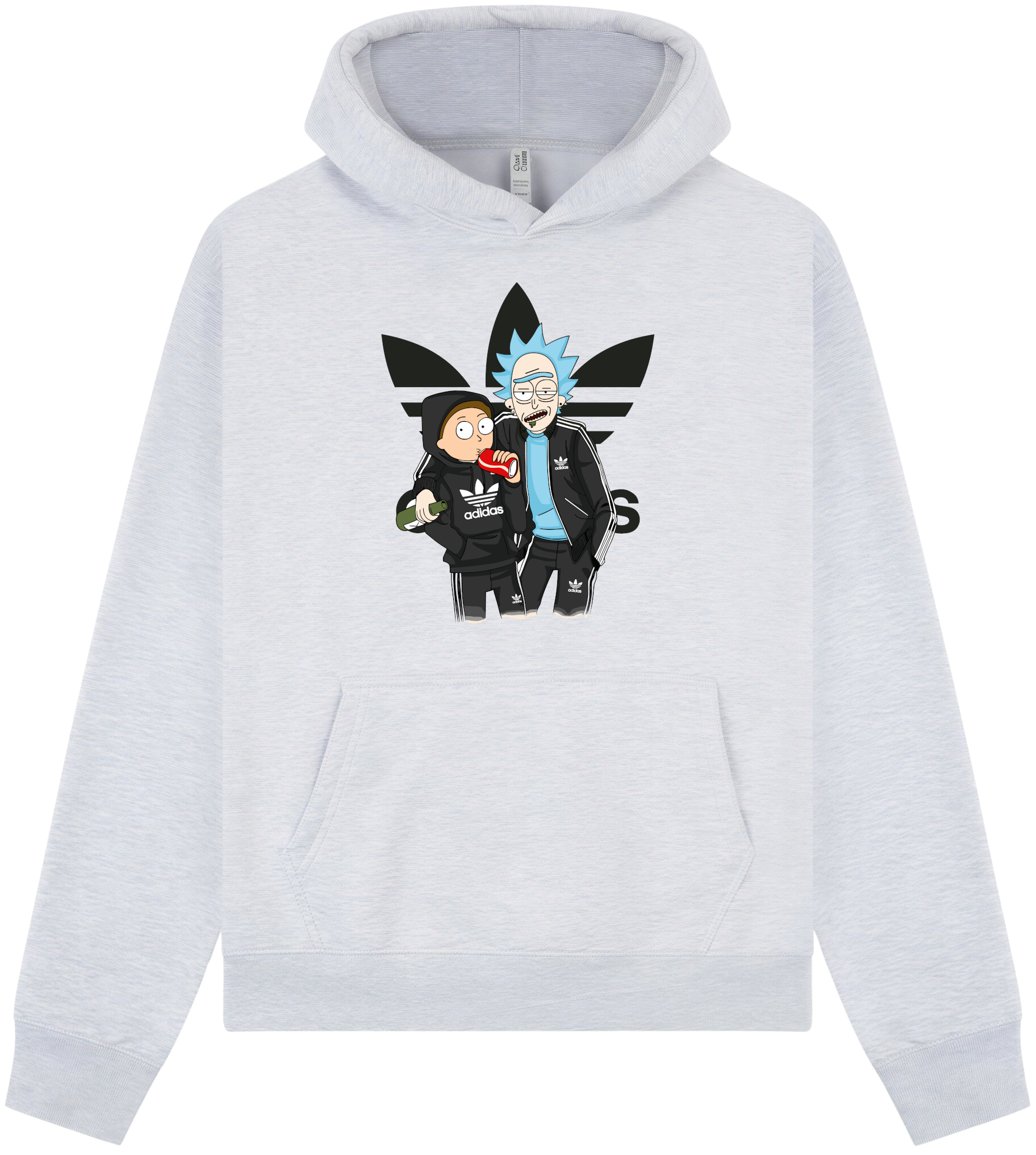 Rick and Morty Homies Printed Regular / Oversize Hoodie - Image 6