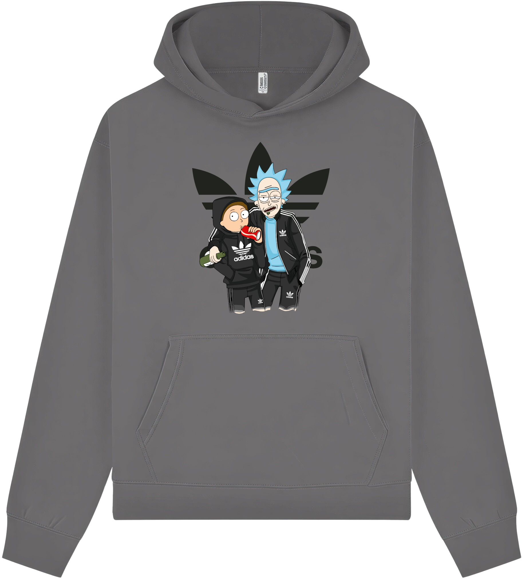 Rick and Morty Homies Printed Regular / Oversize Hoodie - Image 4