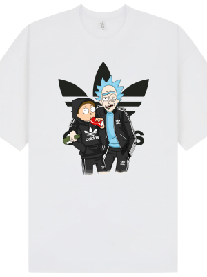 Rick and Morty Homies Printed Premium T-Shirt - Image 1