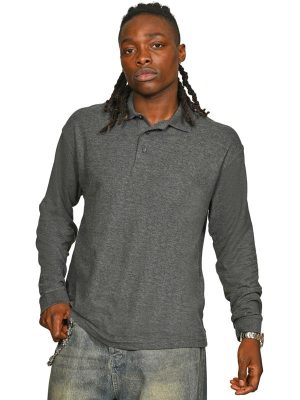 Casual Classics Classic Ringspun 190 Regular Fit LS Polo Adult - Image 14