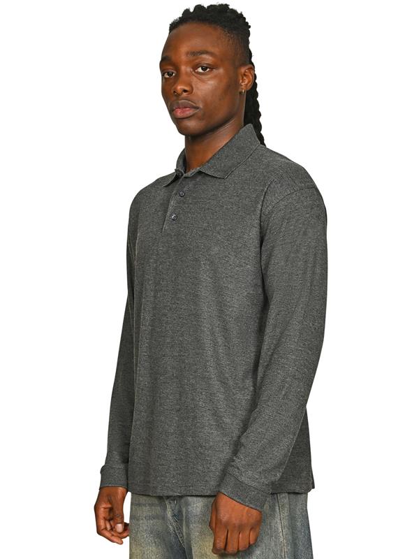 Casual Classics Classic Ringspun 190 Regular Fit LS Polo Adult