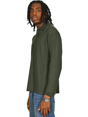 Casual Classics Classic Ringspun 190 Regular Fit LS Polo Adult - Image 23