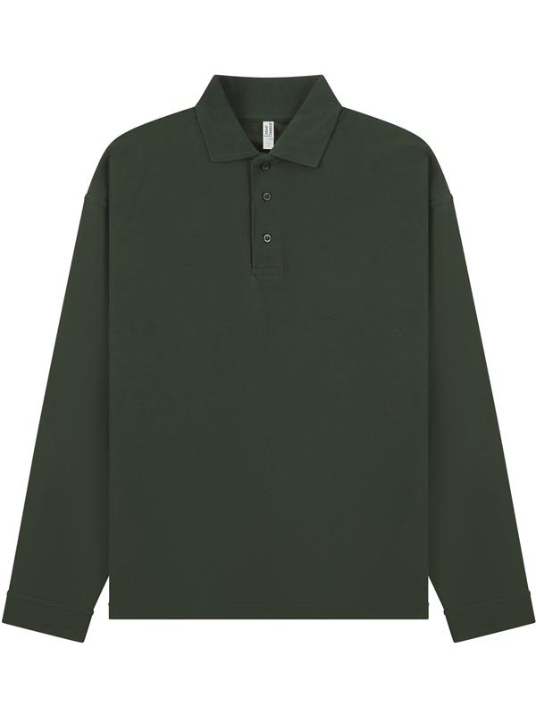 Casual Classics Classic Ringspun 190 Regular Fit LS Polo Adult