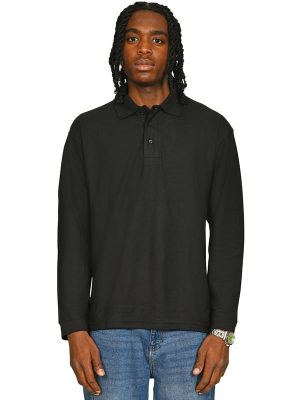 Casual Classics Classic Ringspun 190 Regular Fit LS Polo Adult - Image 3