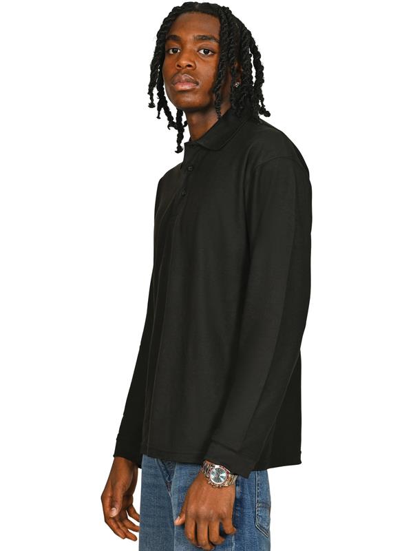 Casual Classics Classic Ringspun 190 Regular Fit LS Polo Adult