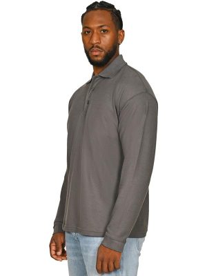 Casual Classics Classic Ringspun 190 Regular Fit LS Polo Adult - Image 11