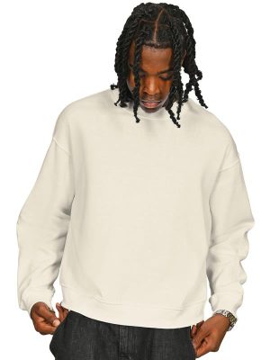 Casual Classics Core Combed 280 Boxy Oversize Fit Extended Neck Sweat Adult - Image 14