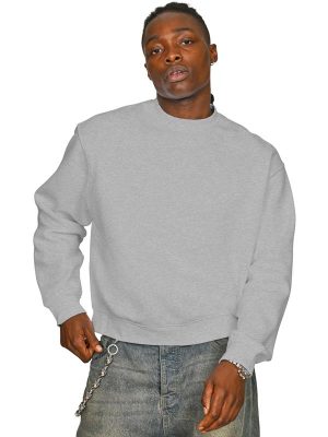 Casual Classics Premium Combed 330 Boxy Oversize Fit Extended Neck Sweat Adult - Image 2