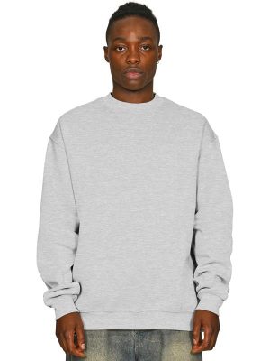 Casual Classics Premium Combed 330 Oversize Fit Extended Neck Sweat Tall Adult - Image 3