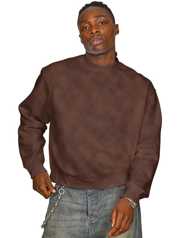 Casual Classics Premium Combed 330 Acid Boxy Oversize Fit Extended Neck Sweat Adult