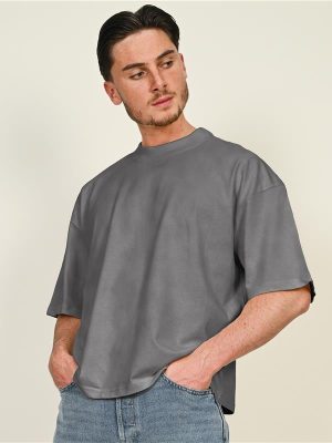 Casual Classics Premium Combed 220 Acid Boxy Oversize Fit Extended Neck Tee Adult - Image 1
