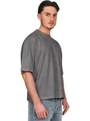 Casual Classics Premium Combed 220 Acid Boxy Oversize Fit Extended Neck Tee Adult - Image 7