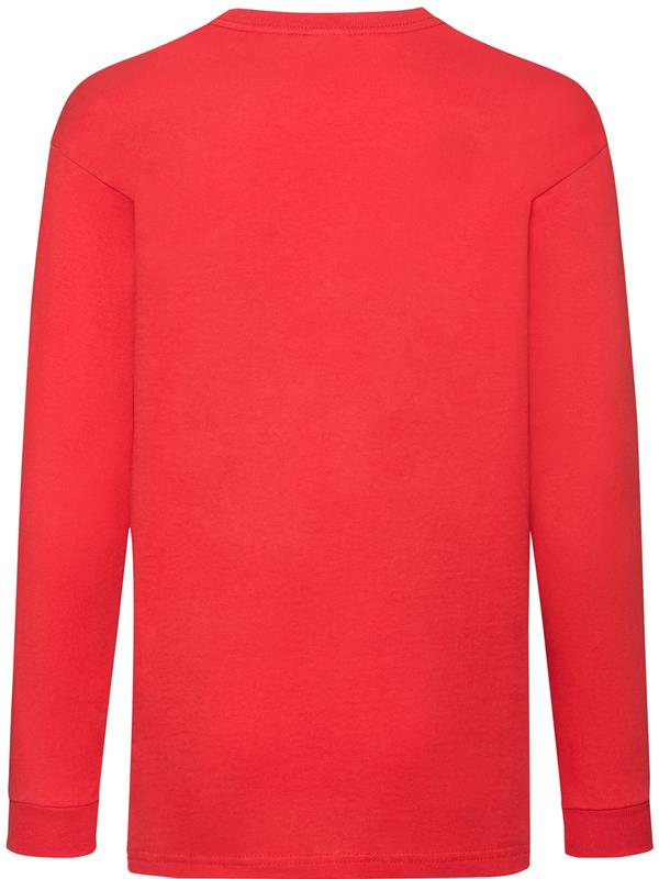 Fruit Of The Loom Valueweight Open End 165 Regular Fit LS Tee Kids