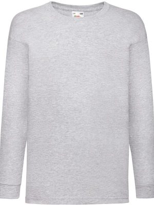 Fruit Of The Loom Valueweight Open End 165 Regular Fit LS Tee Kids - Image 20