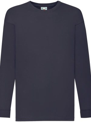 Fruit Of The Loom Valueweight Open End 165 Regular Fit LS Tee Kids - Image 8