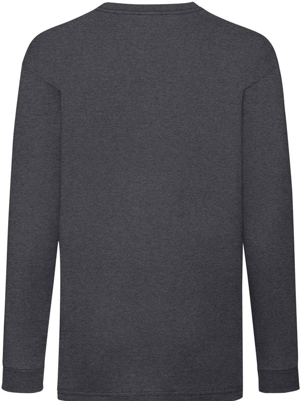 Fruit Of The Loom Valueweight Open End 165 Regular Fit LS Tee Kids