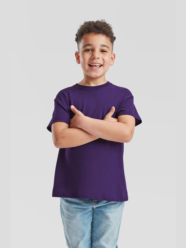 Fruit Of The Loom Original Open End 145 Regular Fit Tee Kids