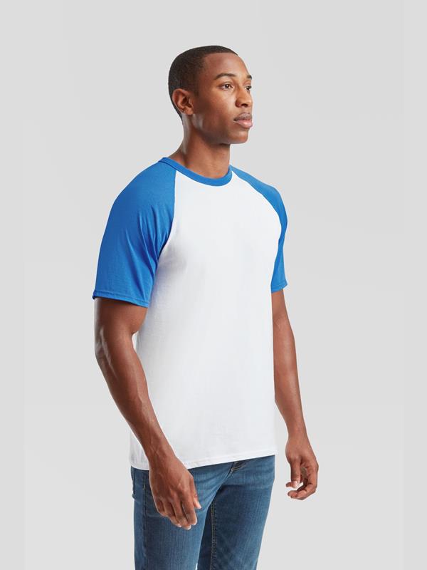 Fruit Of The Loom Valueweight Open End 165 Regular Fit Baseball Tee Adult