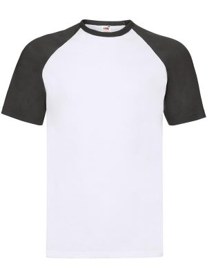 Fruit Of The Loom Valueweight Open End 165 Regular Fit Baseball Tee Adult - Image 2
