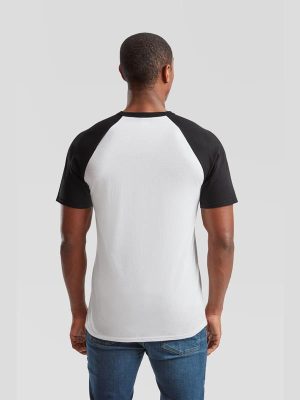 Fruit Of The Loom Valueweight Open End 165 Regular Fit Baseball Tee Adult - Image 6