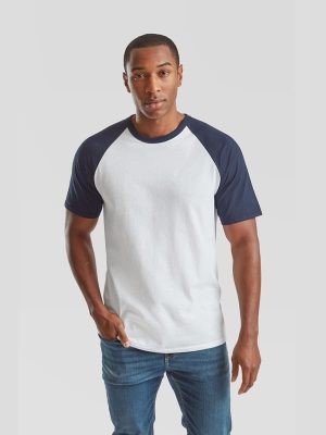 Fruit Of The Loom Valueweight Open End 165 Regular Fit Baseball Tee Adult - Image 11