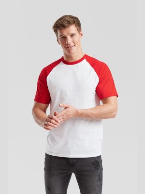 Fruit Of The Loom Valueweight Open End 165 Regular Fit Baseball Tee Adult - Image 17