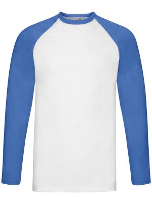 Fruit Of The Loom Valueweight Open End 165 Regular Fit LS Baseball Tee Adult - Image 20
