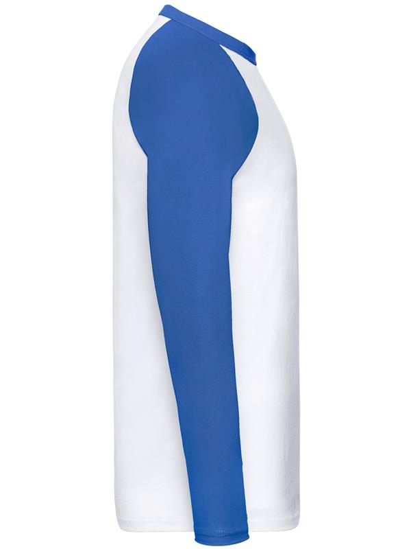 Fruit Of The Loom Valueweight Open End 165 Regular Fit LS Baseball Tee Adult