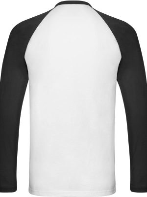 Fruit Of The Loom Valueweight Open End 165 Regular Fit LS Baseball Tee Adult - Image 3