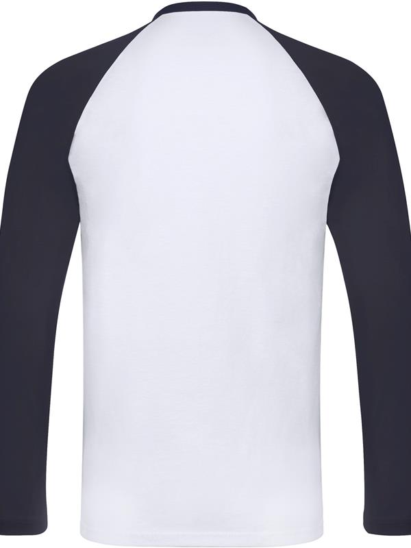 Fruit Of The Loom Valueweight Open End 165 Regular Fit LS Baseball Tee Adult