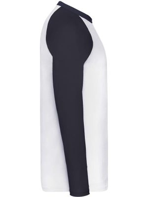 Fruit Of The Loom Valueweight Open End 165 Regular Fit LS Baseball Tee Adult - Image 10