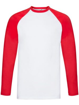 Fruit Of The Loom Valueweight Open End 165 Regular Fit LS Baseball Tee Adult - Image 14