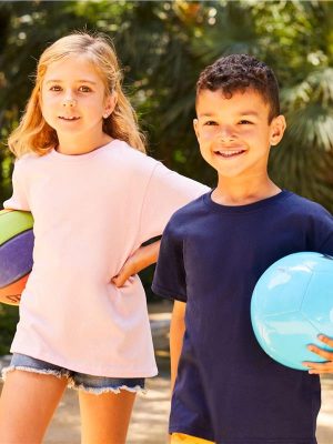 Fruit Of The Loom Valueweight Open End 165 Regular Fit Tee Kids - Image 1