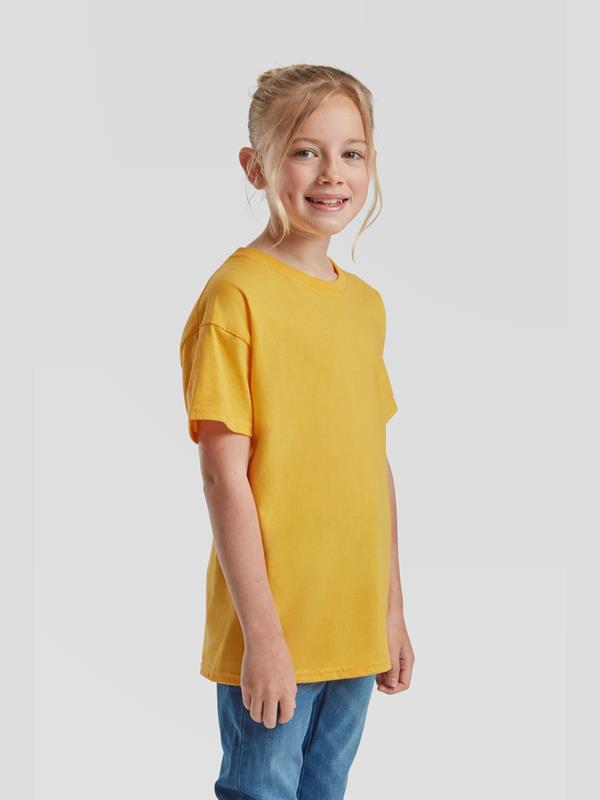 Fruit Of The Loom Valueweight Open End 165 Regular Fit Tee Kids
