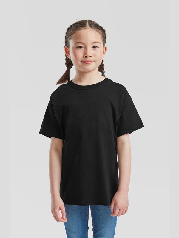 Fruit Of The Loom Valueweight Open End 165 Regular Fit Tee Kids