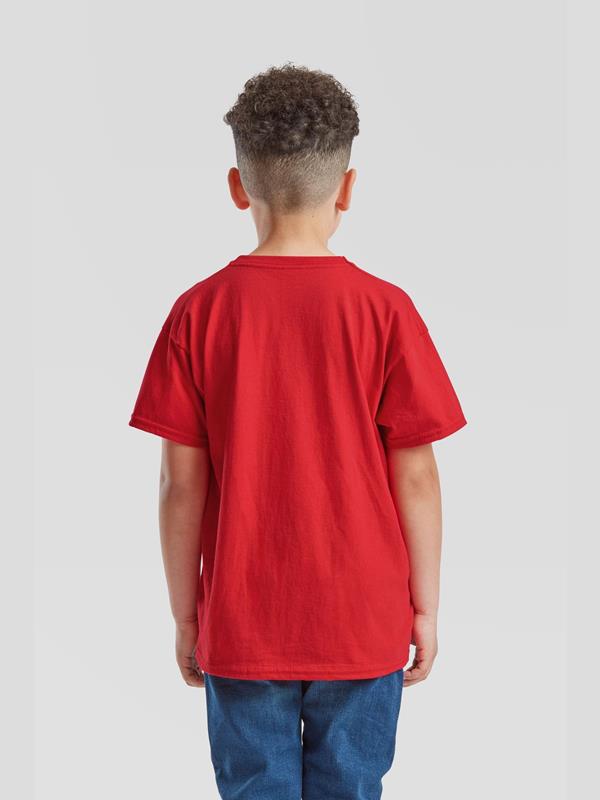 Fruit Of The Loom Valueweight Open End 165 Regular Fit Tee Kids