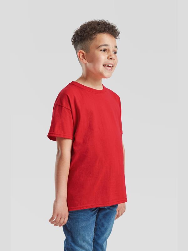 Fruit Of The Loom Valueweight Open End 165 Regular Fit Tee Kids