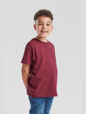 Fruit Of The Loom Valueweight Open End 165 Regular Fit Tee Kids - Image 25