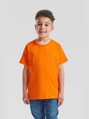 Fruit Of The Loom Valueweight Open End 165 Regular Fit Tee Kids - Image 107
