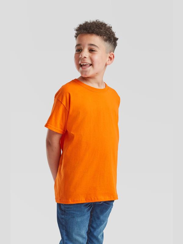 Fruit Of The Loom Valueweight Open End 165 Regular Fit Tee Kids