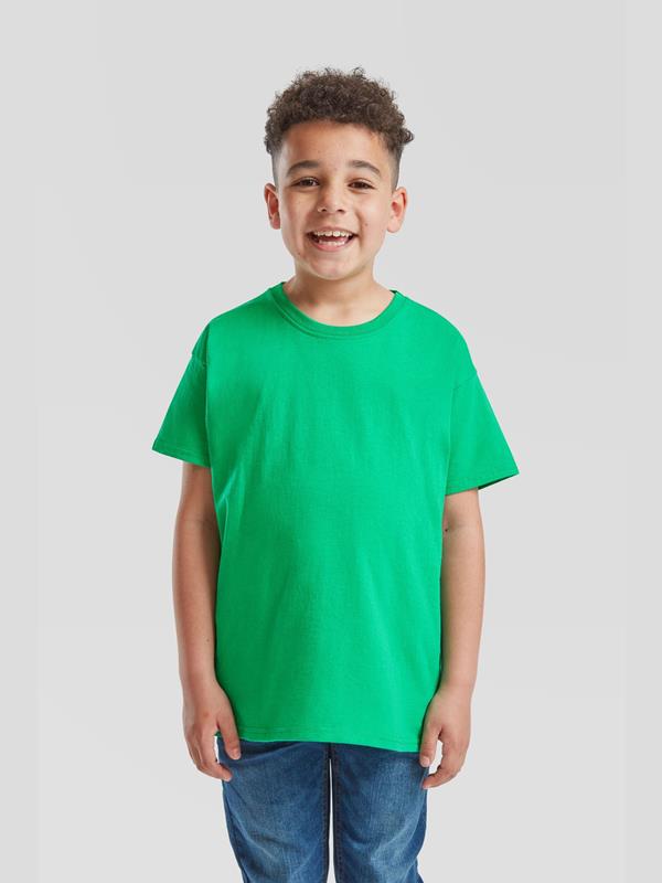 Fruit Of The Loom Valueweight Open End 165 Regular Fit Tee Kids