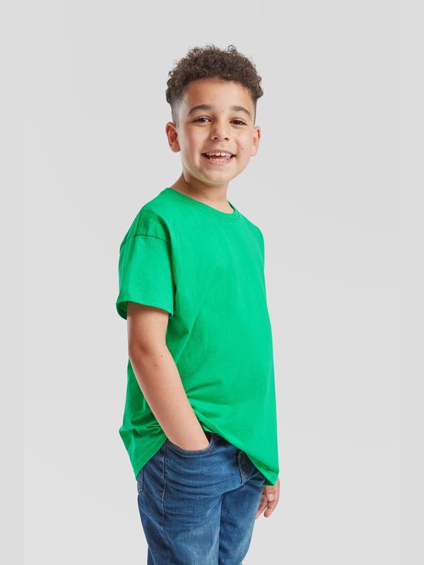 Fruit Of The Loom Valueweight Open End 165 Regular Fit Tee Kids