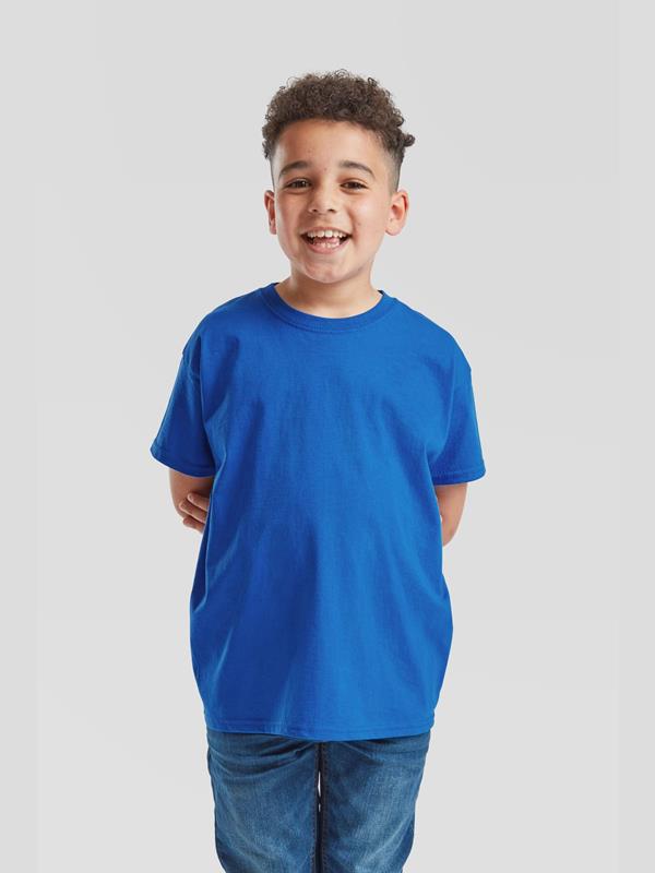 Fruit Of The Loom Valueweight Open End 165 Regular Fit Tee Kids