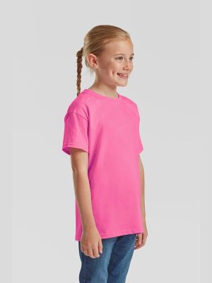 Fruit Of The Loom Valueweight Open End 165 Regular Fit Tee Kids - Image 43