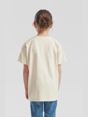 Fruit Of The Loom Valueweight Open End 165 Regular Fit Tee Kids - Image 96