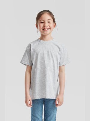 Fruit Of The Loom Valueweight Open End 165 Regular Fit Tee Kids - Image 53