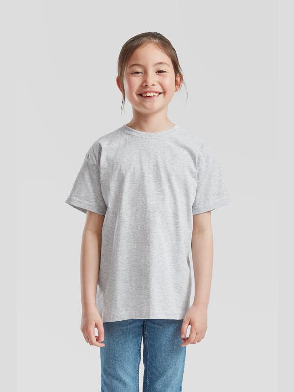 Fruit Of The Loom Valueweight Open End 165 Regular Fit Tee Kids