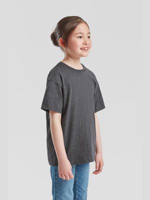 Fruit Of The Loom Valueweight Open End 165 Regular Fit Tee Kids - Image 37